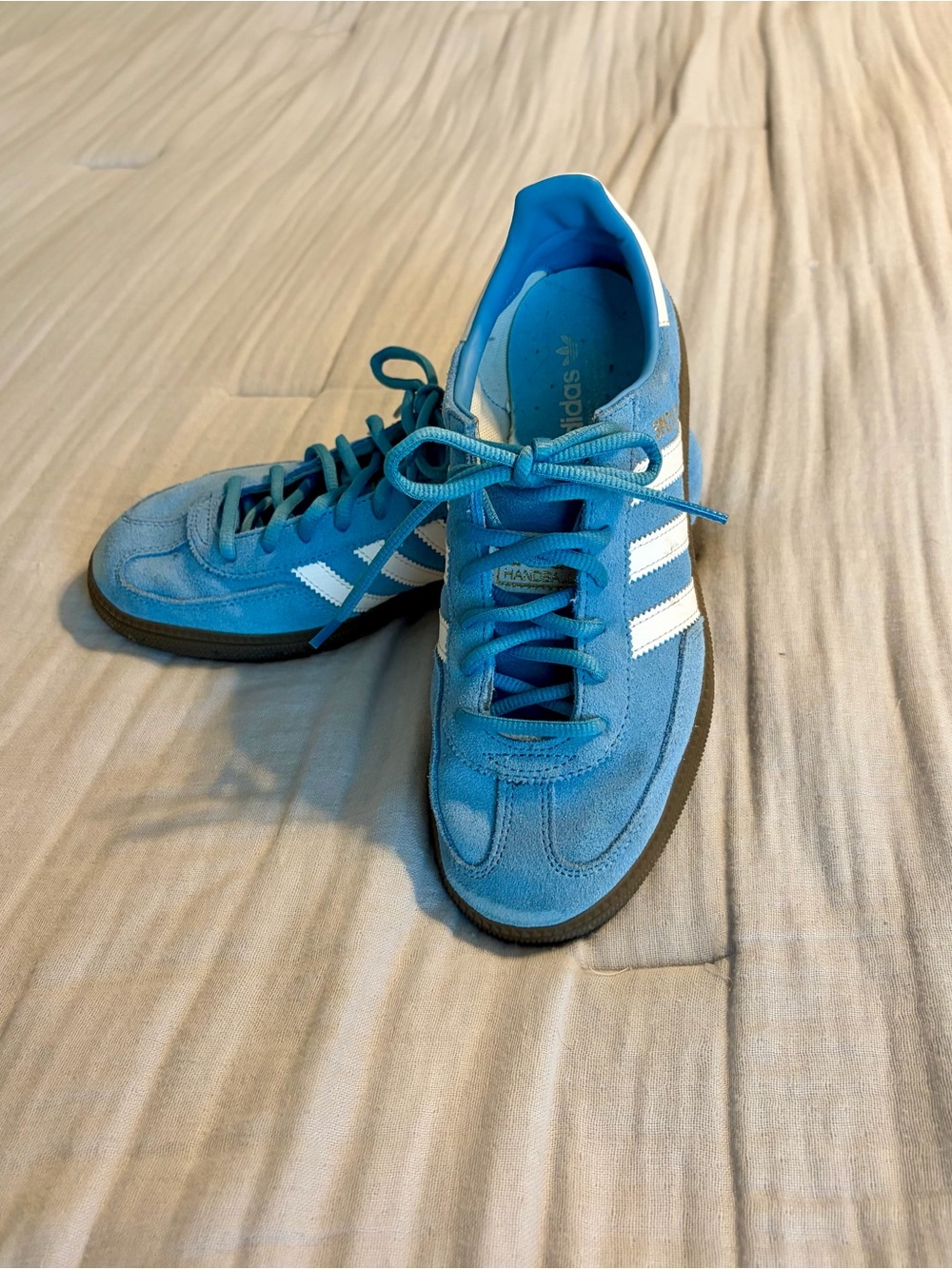 Adidas Youth Blue Handball Spezial Sneakers Sz 6